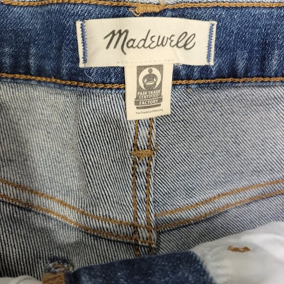 Madewell Denim Slim Demi-Boot Women's Straight Subtle Flared Jeans | Size 26 - Picture 7 of 11